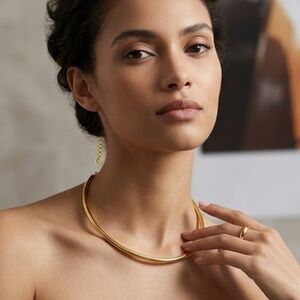 Gold Necklace Collar 4mm Fashionable